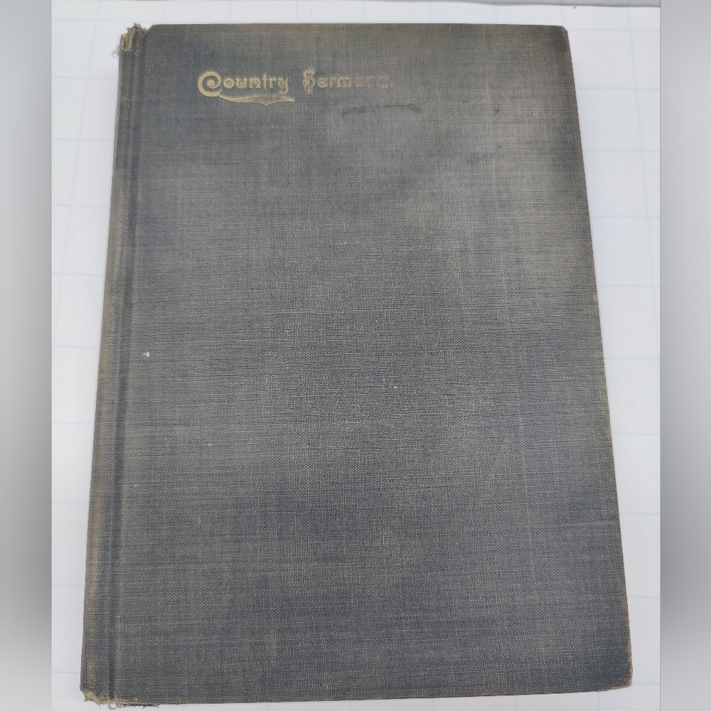 Antique Country Sermons Volume 2 by Rev F Kuegele 1896 HC (Stained) Baltimore MD
